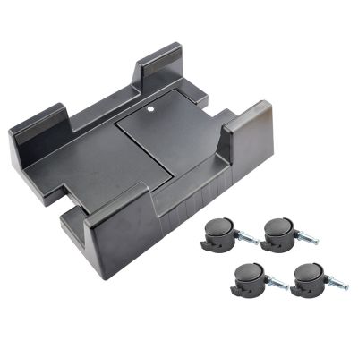 Computer Tower Stand, Computer Mainframe Bracket, Rolling CPU StandComputer Tower Stand,PC Tower Stand,PC Stand With Casters,Mobile PC Case Support - ABS,with 4 Casters And Adjustable Base PC Tower St