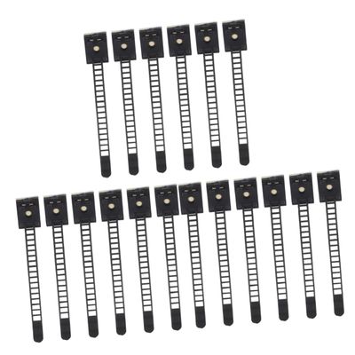 DOITOOL 150pcs Cable Management Straps for Home Office Self-Adhesive Cable Clips Wire Cord Holder Adhesive Ties Compact Cord Organizer
