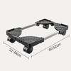 Computer Tower Stand, Computer Mainframe Bracket, Rolling CPU Stand Computer Tower Stand,PC Tower Stand,Computer Tower Holder With Wheels,Adjustable Rolling Black Desktop PC Tower Stand Fits Most PC U view 2