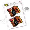 Cluck Around and Find Out 2 Pack Funny Rooster Permanent Sticker 0236 Vinyl Stickers, Laptop Decal, Water Bottle Sticker, Car Decal, Skateboard Stickers, Funny Stickers view 3