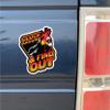 Cluck Around and Find Out 2 Pack Funny Rooster Permanent Sticker 0236 Vinyl Stickers, Laptop Decal, Water Bottle Sticker, Car Decal, Skateboard Stickers, Funny Stickers view 4