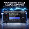 Xiegu X6200 HF Radio Transceiver, Portable HF/50MHz/WFM/AIR Receiver with RF Direct Sampling System, 3200mAh Replaceable Battery, 4" LCD Screen, Supports SSB/CW/AM/NFM/DIGI/WFM Modulations view 2