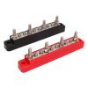 48V 150A 10 Terminal Bus Bar Power Distribution Block for Car RV Boat Yacht (Stud M6x4/ Screw M4x6) view 2