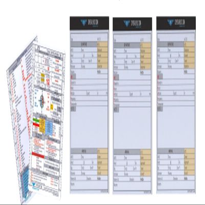 Crystal Pilot VFR/METAR Cheat Sheet with 3 Notepads - Flight Planning Assistance Bundle for Pilots.