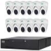 Capture Advance R2-HD16C5MPK DVR and Eyeball Cameras Surveillance Kit; includes: includes (1) 5MP 16-channel DVR with 2TB HHD, and (12) 5MP HD Eyeball Cameras view 1