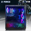 AQVIN ZForcre Gaming PC Desktop - AMD Ryzen 7 Processor Upto 4.10GHz, GeForce RTX 3050 6GB GDDR6 GPU, 16GB DDR4 RAM and 1TB SSD, HDMI, Windows 11 Pro - Black view 4