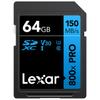 Lexar Blue Series High-Performance 800x SDHC/SDXC UHS-I Cards 64GB 2-Pack, LSD0800P064G-B2NNU view 4