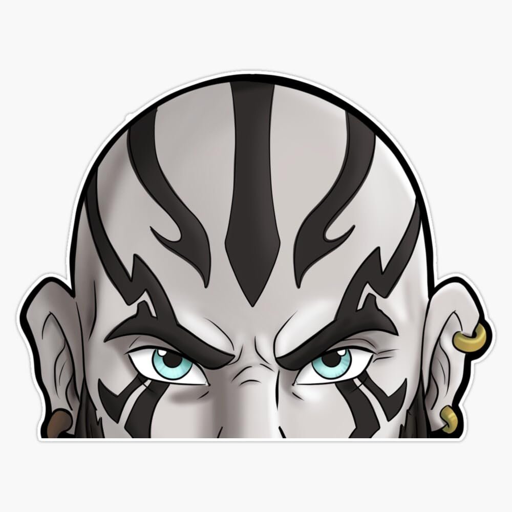 Leyland Designs Grog Strongjaw Peeper Bumper Sticker Window Water Bottle Decal 5""