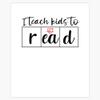 Leyland Designs I Teach Kids to Read Science of Reading Specialist Teacher Bumper Sticker Window Water Bottle Decal 5"" view 1