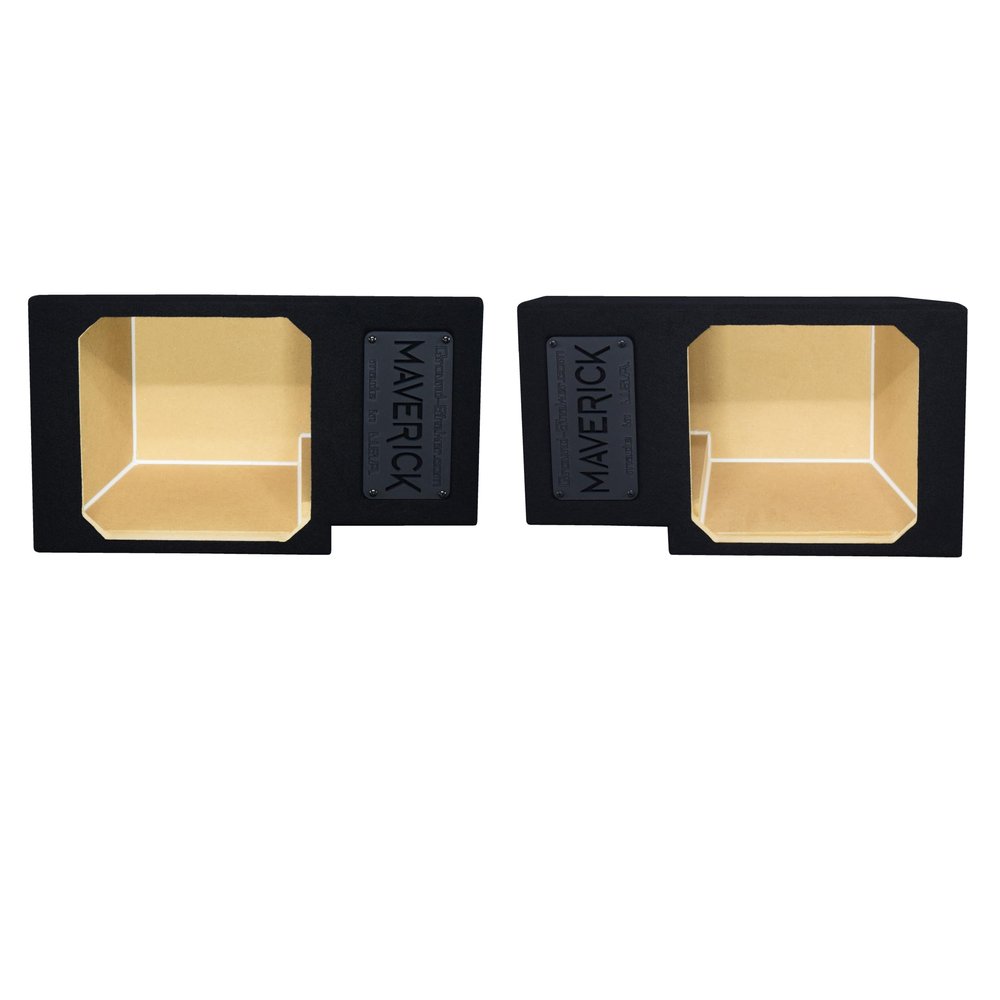 Maverick 2022-2024 Sub Box Dual & Single Sealed Subwoofer Enclosure (10" L7T Dual)