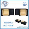 Maverick 2022-2024 Sub Box Dual & Single Sealed Subwoofer Enclosure (10" L7T Dual) view 2
