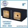 Camaro 2016-2024 Dual Sealed Sub Box Subwoofer Enclosure Ground Shaker (8" Solo BARIC) view 2