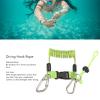 HUAOSN Diving Reef Hook, Diving Stainless Steel Single Hook, Diving Anti Lost Hook Sptoroid Rope for Underwater Expedition Photography(Color 2) view 3