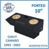 10" Dual Ported Vented Sub Box for Camaro 1993-2002 Speaker Box Subwoofer Enclosure view 2