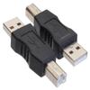 CablesOnline, 2-Pack USB 2.0 Type-A Male to USB 2.0 Type-B Male Adapters, AD-U04K-2 view 1