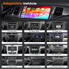 16EQ 2G 64G Car Stereo for VW Volkswagen Passat Jetta Golf Beetle Radio with 9inch 1080P IPS Touchscreen,Wireless Carplay Android Auto,Mirror Link,GPS,WiFi,Bluetooth,RDS FM Radio,Backup Camera + MIC view 2