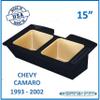 DirectNine Basics 15"" Dual Solo Baric Sub Box Sealed for Camaro 1993-2002 Speaker Box Subwoofer Enclosure view 2