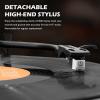LP&No.1 Vinyl Record Player with Built-in Speakers, Vinyl Turntable with Magnetic Cartridge, Wireless,USB Recording and Playback,BT Out, Aux-in, Headphone Output,Auto Off, AT-3600L, 2-Speed Player view 3