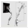 AVXANKTG D7H Aluminum Gas Spring Fully Dynamic Desktop Monitor Stand PC Mounting Arm Load 9-20kg view 2