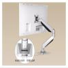 AVXANKTG D7H Aluminum Gas Spring Fully Dynamic Desktop Monitor Stand PC Mounting Arm Load 9-20kg view 3