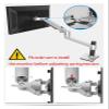 JFUDJKLI XSJ8012-2S Full Motion 17-32 Inch Dual Monitor Stand Mounted Mechanical Spring Arm Aluminum Monitor Stand Each Arm Bears 10kg(Color:Dual arm Silver Grey) view 4