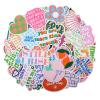 100 PCS Inspirational Stickers for Women Teen Girls, Cute Vinyl Waterproof Stickers for Water Bottle, Positive Stickers Decals for Laptop Journal Hydroflask Computer Phone Case view 1