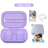 Canboc Carrying Case for HP Sprocket 2x3 Instant Smartphone Photo Printer, Kodak Step Wireless Mobile Photo Printer, Zipper Mesh Bag fits Photo Paper Cable, Purple view 2