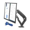 JFUDJKLI F160 Dual Monitor Stand Full Motion Double Arm Monitor Stand 17-30 Inch Monitor Mounting Bracket Loads 2-9kg Each(Color:F160 with 1xUSB3.0) view 1