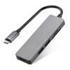USB C Hub Adapter 5 in 1 Docking Station 4K Ultra HD with TF/SD Card Reader Adapter USB3.0 USB2.0 HDMl Micro SD/TF Card Reader Slot view 1