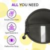 KLIM Portable CD Player Case, Waterproof Portable CD Player Carrying Case, Adjustable Strap, Suitcase with 3 Compartments view 4