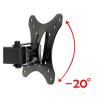 JFUDJKLI Fully Dynamic 10-26 inch LCD LED Monitor Stand TV Wall-Mounted Swivel tilt Stand Swing arm VESA 50/75/100 mm Load Capacity 10 kg view 3