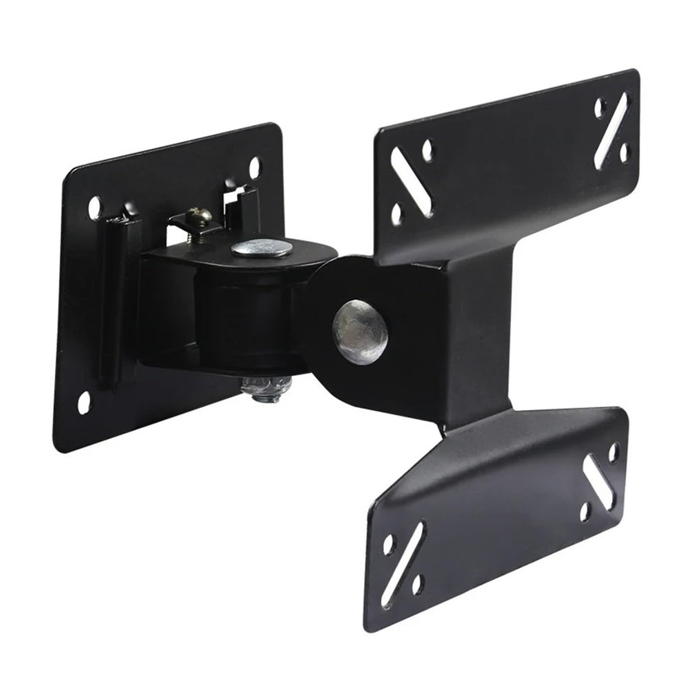 CUFTOBJM F01 Full Motion 14-24 Inch 180 Degree Rotating Tilt TV Wall Mounted LED LCD Monitor Bracket