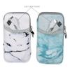 AF-WAN 2.5 Inch External Hard Drive Case,Premium Waterproof & Shockproof Storage Bag for Home,Office & On-the-Go Protection-Dustproof, Perfect for Business Outings(2-Pack) (Black marble&Green marbled) view 3