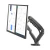 CUFTOBJM F160 Dual Monitor Stand Full Motion Double Arm Monitor Stand 17-30 Inch Monitor Mounting Bracket Loads 2-9kg Each(Color:with 2xUSB2.0) view 1