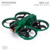 WRAPGRADE Skin Stickers Compatible with DJI Avata 2 (Emerald Skull) view 3