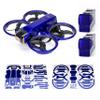 WRAPGRADE Skin Stickers Compatible with DJI Avata 2 (Stratosphere Blue) view 1