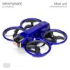 WRAPGRADE Skin Stickers Compatible with DJI Avata 2 (Stratosphere Blue) view 3