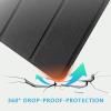 Case Compatible with All-New Kindle Fire HD 8 Tablet and Fire HD 8 Plus Tablet (10th Generation 2020 Release) Slim Folding Stand Cover with Auto Wake/Sleep Black view 4