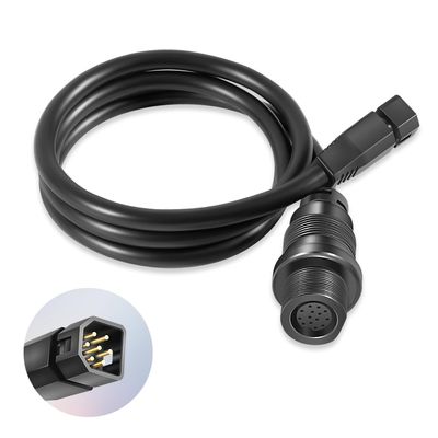 usvehj 1852088 MKR-MI-1 Adapter Cable fit for Humminbird Helix 15 12 10 9 8 Fish Finders, Replace for Helix Built-in MEGA Down Imaging Adapter Cable, 30-Inch
