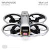 WRAPGRADE Skin Stickers Compatible with DJI Avata 2 (Airforce Silver) view 2