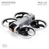 WRAPGRADE Skin Stickers Compatible with DJI Avata 2 (Airforce Silver) view 3