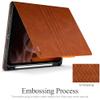 auaua Case for iPad Air 13 Inch (2025/2024) M3/M2, PU Leather Case with Pencil Holder, Supports Pencil Pro and Pencil (USB-C), Adjustable Angles, Auto Sleep/Wake (Brown) view 3