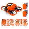 WRAPGRADE Skin Stickers Compatible with DJI Avata 2 (Neon Orange) view 1