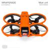 WRAPGRADE Skin Stickers Compatible with DJI Avata 2 (Neon Orange) view 2
