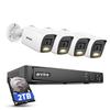 ANNKE H1200 12MP Security Camera System, 12MP H.265+ 8CH NVR and 4 X 12 Megapixel UHD PoE Surveillance IP Cam with Smart Dual Light, AI Human&Vehicle Detection, Color Night Vision (2TB Hard Drive) view 1