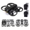 WRAPGRADE Skin Stickers Compatible with DJI Avata 2 (Black Bumpy Camo) view 1