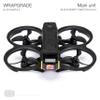 WRAPGRADE Skin Stickers Compatible with DJI Avata 2 (Black Bumpy Camo) view 2