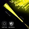 NUDALA 36 Pack Yellow Fiber Optic Glow Stick Wands Bulk with 3 Flashing Models for Valentine's Day St Patrick's Day Easter 4th of July Halloween Party Favors Bachelorette Concerts Clubs view 2