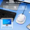 VIRGA CARE Undetectable Mouse Jiggler,Ultra-Thin & Silent Mouse Mover with Timer,Driver-Free Mouse Wiggler Device with ON/Off Switch,Breathing Light to Keeping The Computer Active view 2