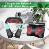 12.6V for Nekteck Massager Charger, Compatible with Nekteck LMS-801/Papillon/InvoSpa/Mo Cuishle/Viktor Jurgen and Others Shoulder, 6.6 FT for Neck Power Cord view 2